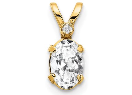 14k Yellow Gold Pendants Style XBE159 - Classique Jewelry Inc.