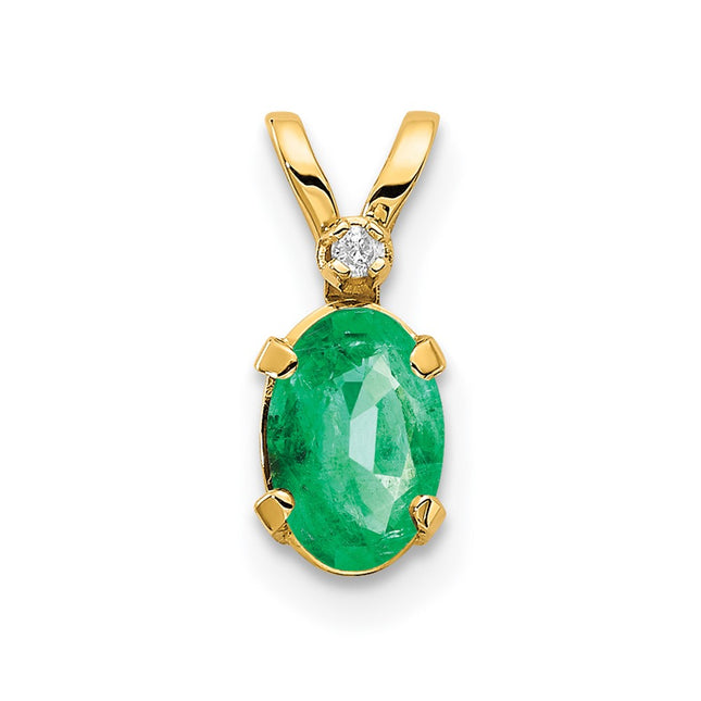 14k Yellow Gold Pendants Style XBE160 - Classique Jewelry Inc.
