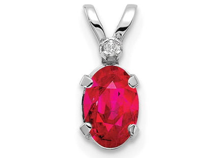 14k White Gold Pendants Style XBE162W - Classique Jewelry Inc.