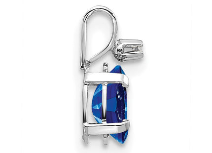 14k White Gold Pendants Style XBE164W - Classique Jewelry Inc.