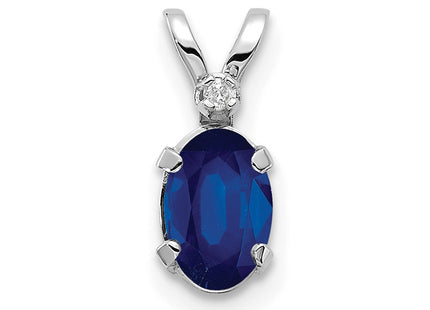 14k White Gold Pendants Style XBE164W - Classique Jewelry Inc.