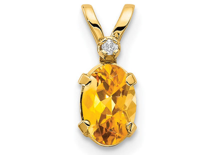 14k Yellow Gold Pendants Style XBE166 - Classique Jewelry Inc.