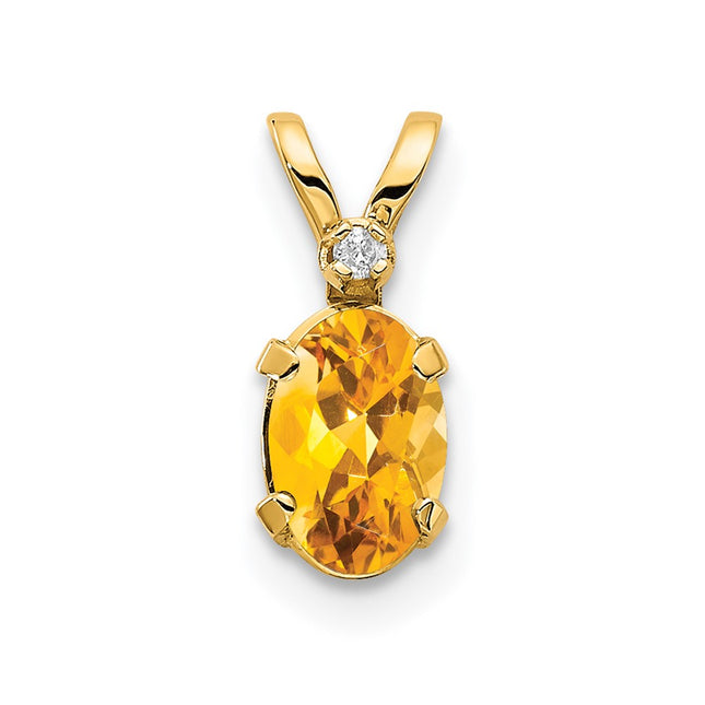 14k Yellow Gold Pendants Style XBE166 - Classique Jewelry Inc.
