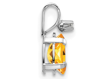 14k White Gold Pendants Style XBE166W - Classique Jewelry Inc.