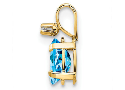 14k Yellow Gold Pendants Style XBE167 - Classique Jewelry Inc.