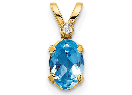 14k Yellow Gold Pendants Style XBE167 - Classique Jewelry Inc.