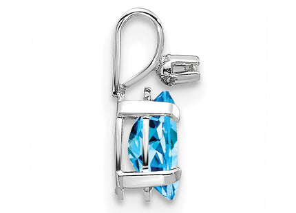 14k White Gold Pendants Style XBE167W - Classique Jewelry Inc.