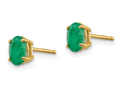 14k Yellow Gold Earrings Style XBE17 - Classique Jewelry Inc.