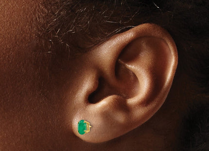 14k Yellow Gold Earrings Style XBE17 - Classique Jewelry Inc.