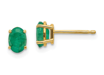 14k Yellow Gold Earrings Style XBE17 - Classique Jewelry Inc.