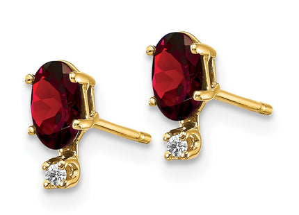 14k Yellow Gold Earrings Style XBE180 - Classique Jewelry Inc.