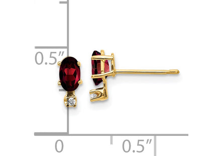 14k Yellow Gold Earrings Style XBE180 - Classique Jewelry Inc.