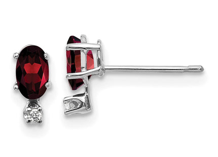 14k White Gold Earrings Style XBE180W - Classique Jewelry Inc.