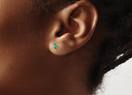 14k Yellow Gold Earrings Style XBE184 - Classique Jewelry Inc.