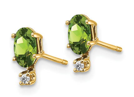 14k Yellow Gold Earrings Style XBE187 - Classique Jewelry Inc.