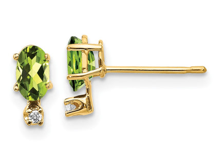 14k Yellow Gold Earrings Style XBE187 - Classique Jewelry Inc.