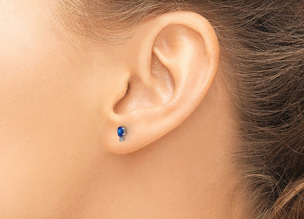 14k White Gold Earrings Style XBE188W - Classique Jewelry Inc.