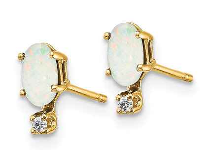 14k Yellow Gold Earrings Style XBE189 - Classique Jewelry Inc.