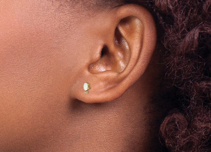 14k Yellow Gold Earrings Style XBE189 - Classique Jewelry Inc.