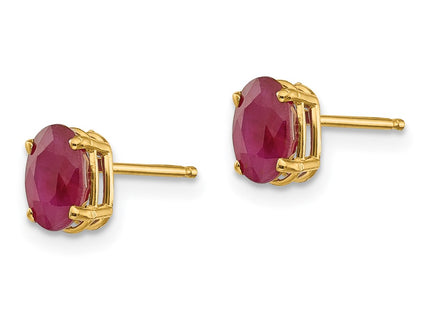14k Yellow Gold Earrings Style XBE19 - Classique Jewelry Inc.