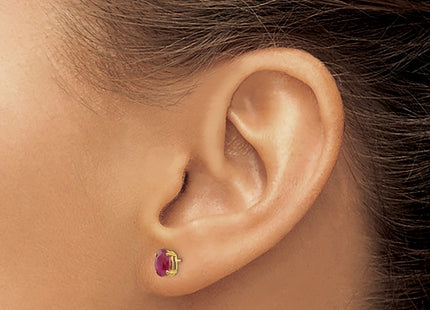 14k Yellow Gold Earrings Style XBE19 - Classique Jewelry Inc.