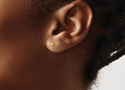 14k Yellow Gold Earrings Style XBE190 - Classique Jewelry Inc.