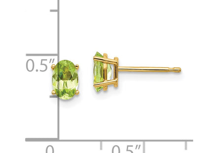 14k Yellow Gold Earrings Style XBE20 - Classique Jewelry Inc.