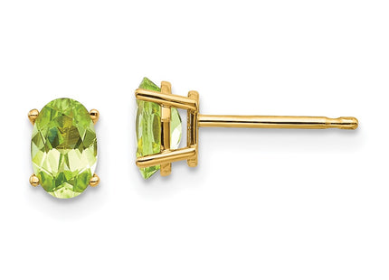 14k Yellow Gold Earrings Style XBE20 - Classique Jewelry Inc.