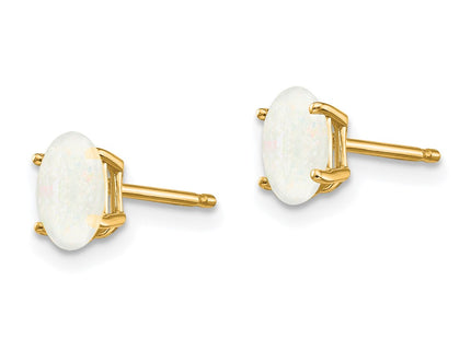 14k Yellow Gold Earrings Style XBE22 - Classique Jewelry Inc.