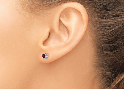 14k White Gold Earrings Style XBE241 - Classique Jewelry Inc.