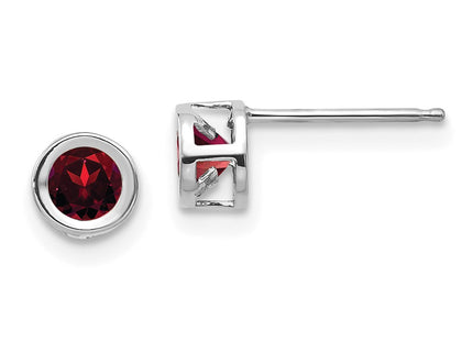 14k White Gold Earrings Style XBE241 - Classique Jewelry Inc.