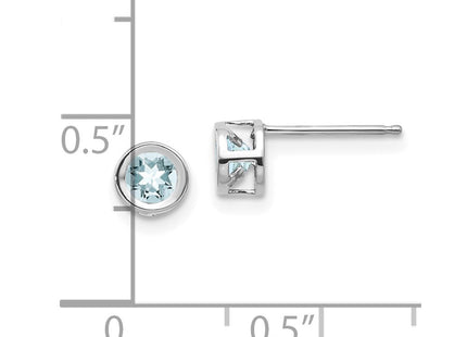 14k White Gold Earrings Style XBE243 - Classique Jewelry Inc.