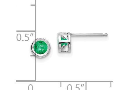 14k White Gold Earrings Style XBE245 - Classique Jewelry Inc.