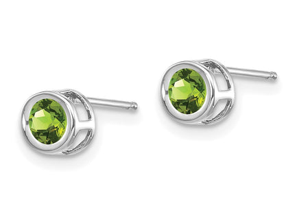 14k White Gold Earrings Style XBE248 - Classique Jewelry Inc.
