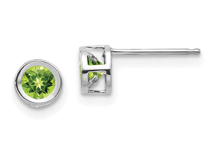 14k White Gold Earrings Style XBE248 - Classique Jewelry Inc.