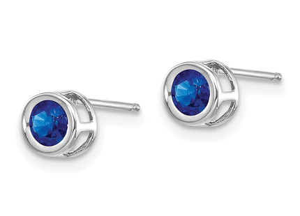 14k White Gold Earrings Style XBE249 - Classique Jewelry Inc.