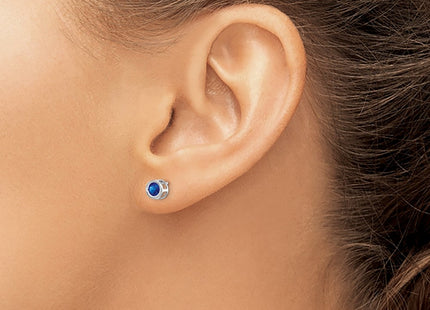 14k White Gold Earrings Style XBE249 - Classique Jewelry Inc.
