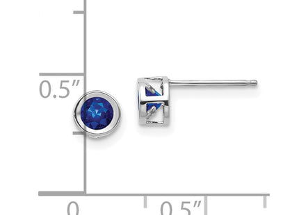 14k White Gold Earrings Style XBE249 - Classique Jewelry Inc.