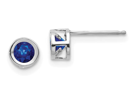 14k White Gold Earrings Style XBE249 - Classique Jewelry Inc.