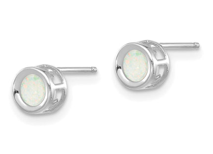 14k White Gold Earrings Style XBE250 - Classique Jewelry Inc.
