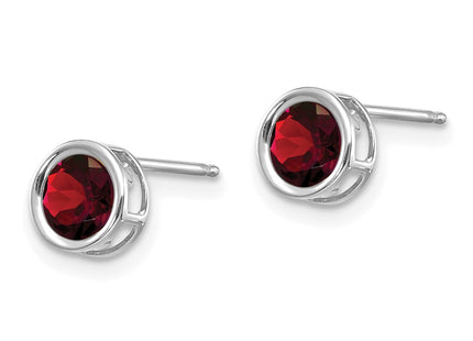 14k White Gold Earrings Style XBE253 - Classique Jewelry Inc.
