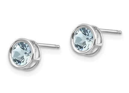 14k White Gold Earrings Style XBE255 - Classique Jewelry Inc.
