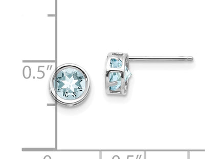 14k White Gold Earrings Style XBE255 - Classique Jewelry Inc.