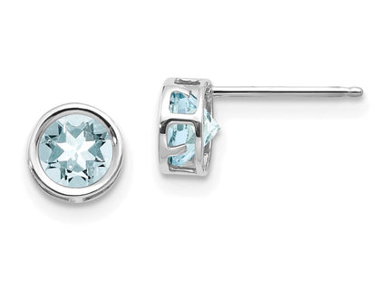14k White Gold Earrings Style XBE255 - Classique Jewelry Inc.