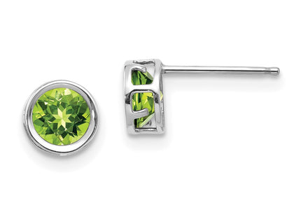 14k White Gold Earrings Style XBE260 - Classique Jewelry Inc.