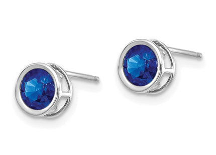 14k White Gold Earrings Style XBE261 - Classique Jewelry Inc.