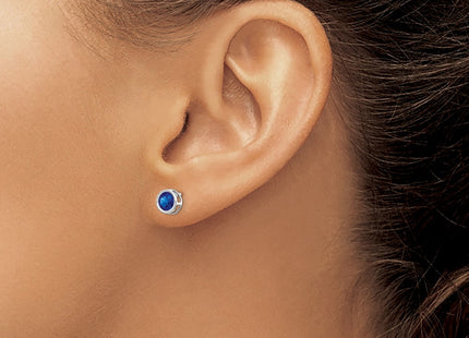 14k White Gold Earrings Style XBE261 - Classique Jewelry Inc.