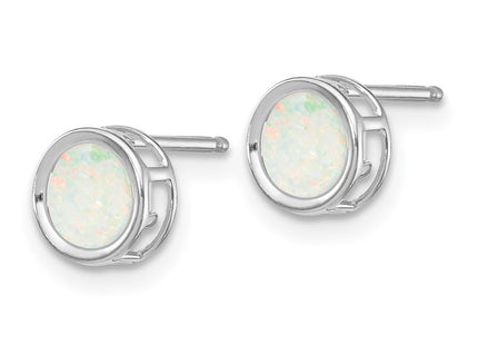 14k White Gold Earrings Style XBE262 - Classique Jewelry Inc.