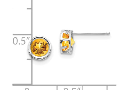 14k White Gold Earrings Style XBE263 - Classique Jewelry Inc.