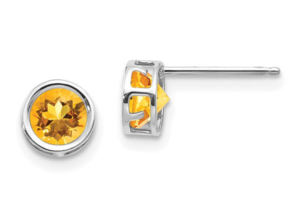 14k White Gold Earrings Style XBE263 - Classique Jewelry Inc.